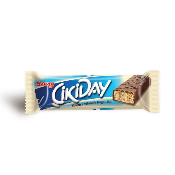 ÇİKİDAY NUGALI KAPLAMALI BAR 20G*24AD (1KUTU)