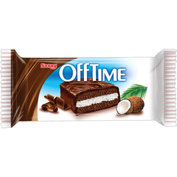 OFFTIME H.CEVİZİ DOLGULU KAPLAMALI 33G*24AD(1KUTU)